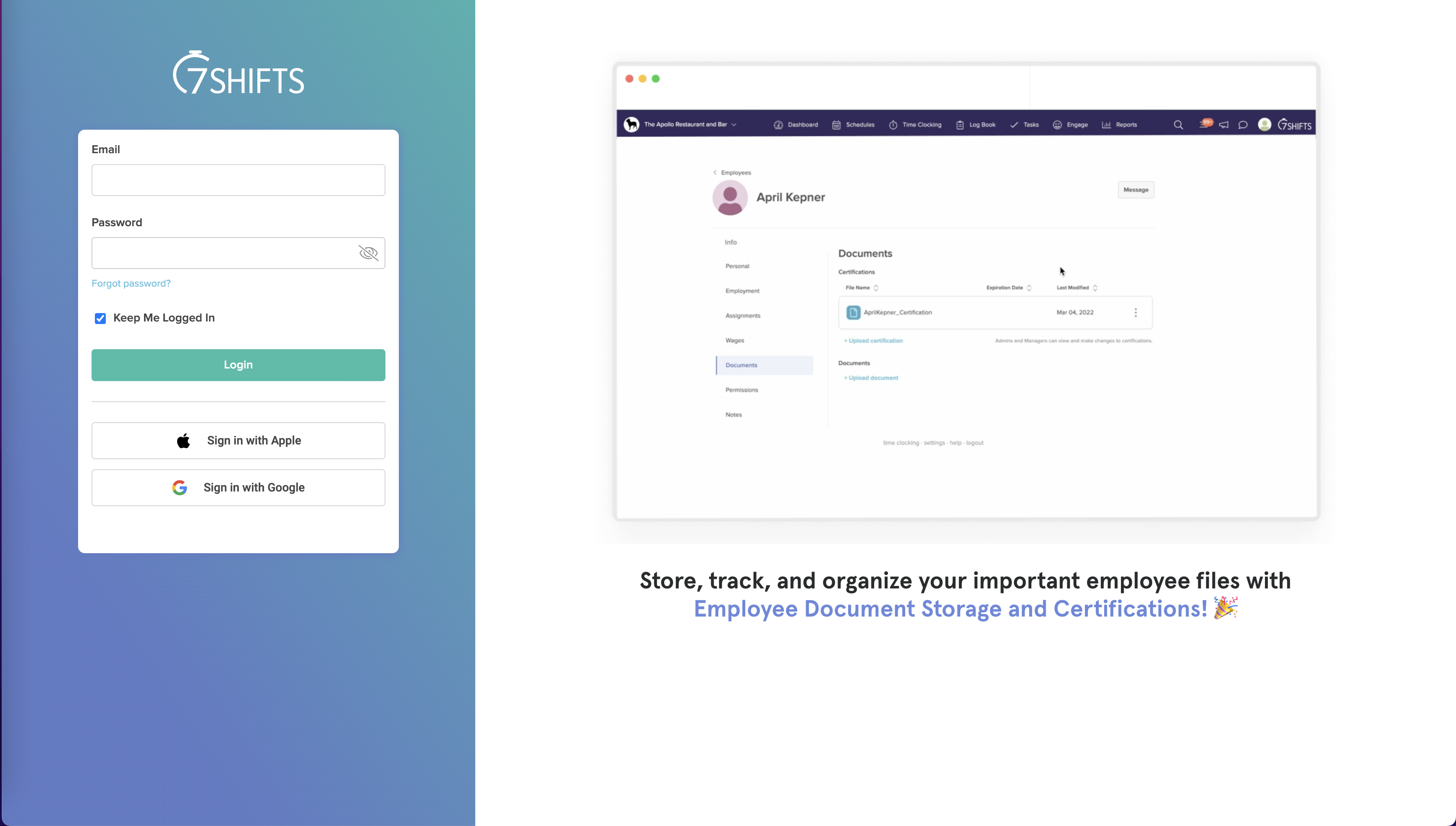 HigherMe Integration – 7shifts